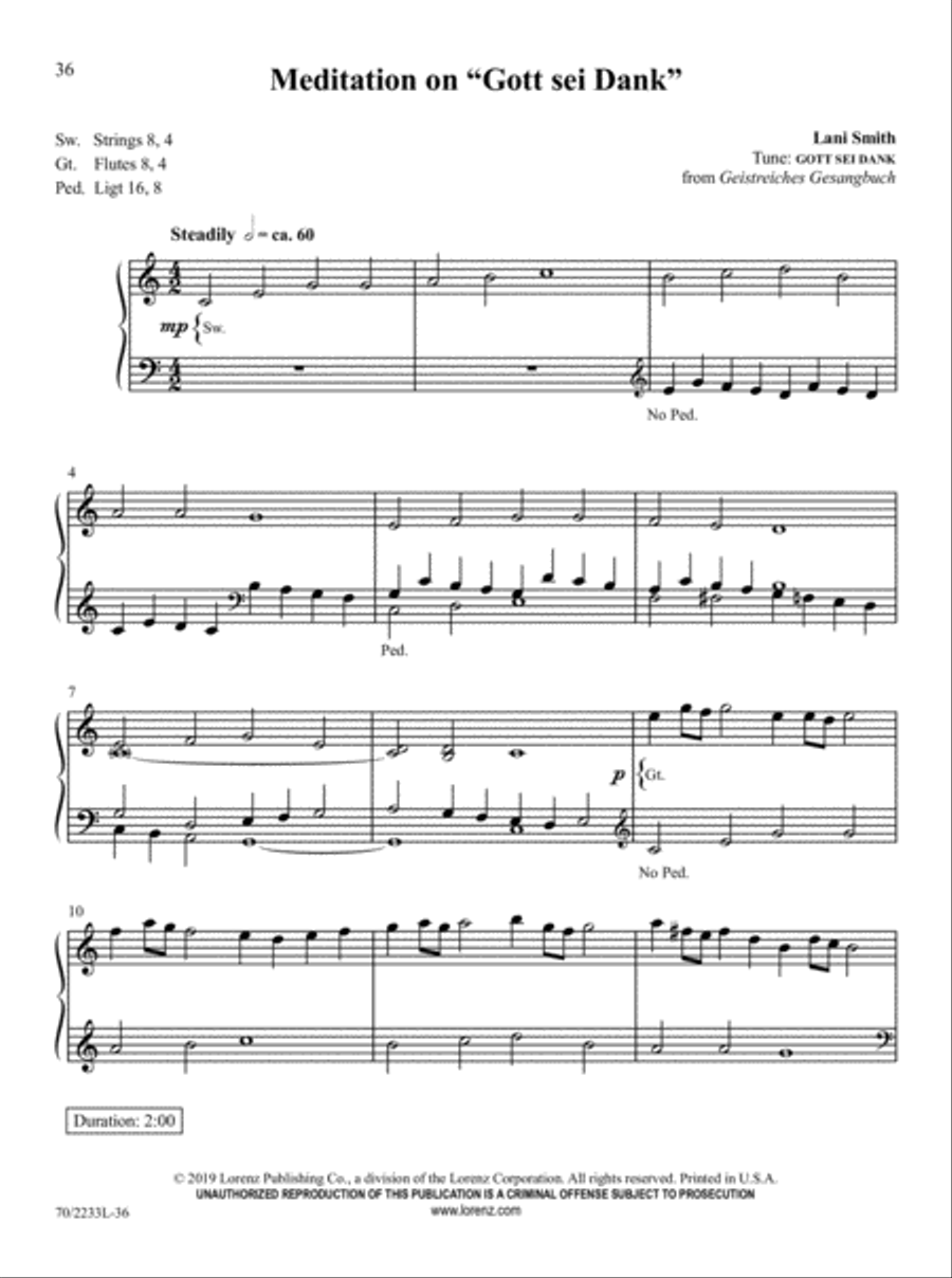Easy Organ Library, Vol 67 Organ Solo scores gallery preview page 18