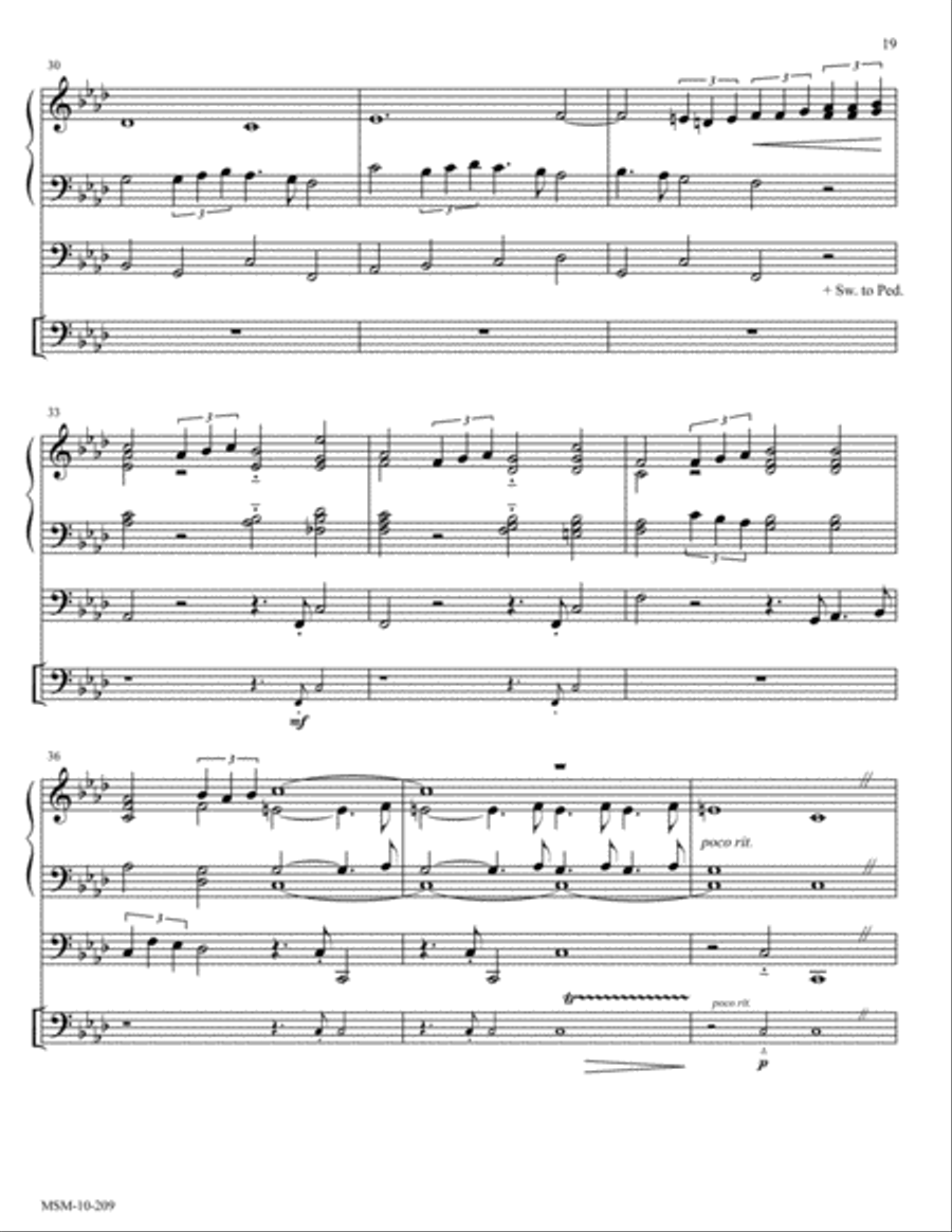 Three Epiphany Preludes, Set 2 Organ scores gallery preview page 10