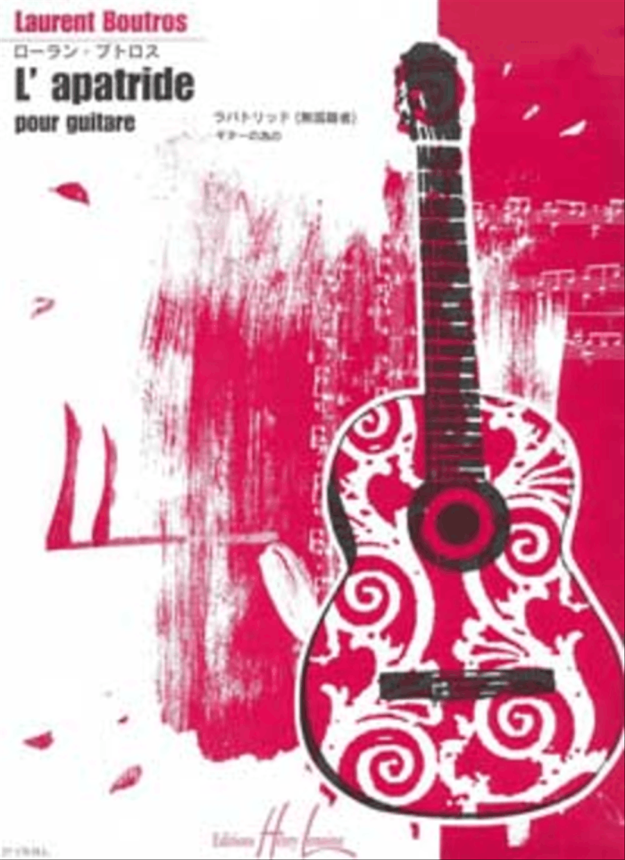 L'Apatride Acoustic Guitar scores gallery preview page 1