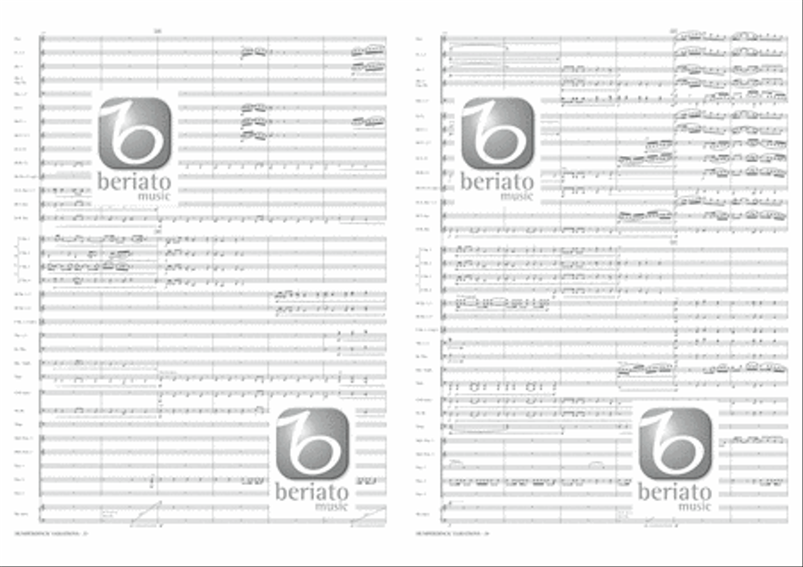 Humperdinck Variations Concert Band scores gallery preview page 18