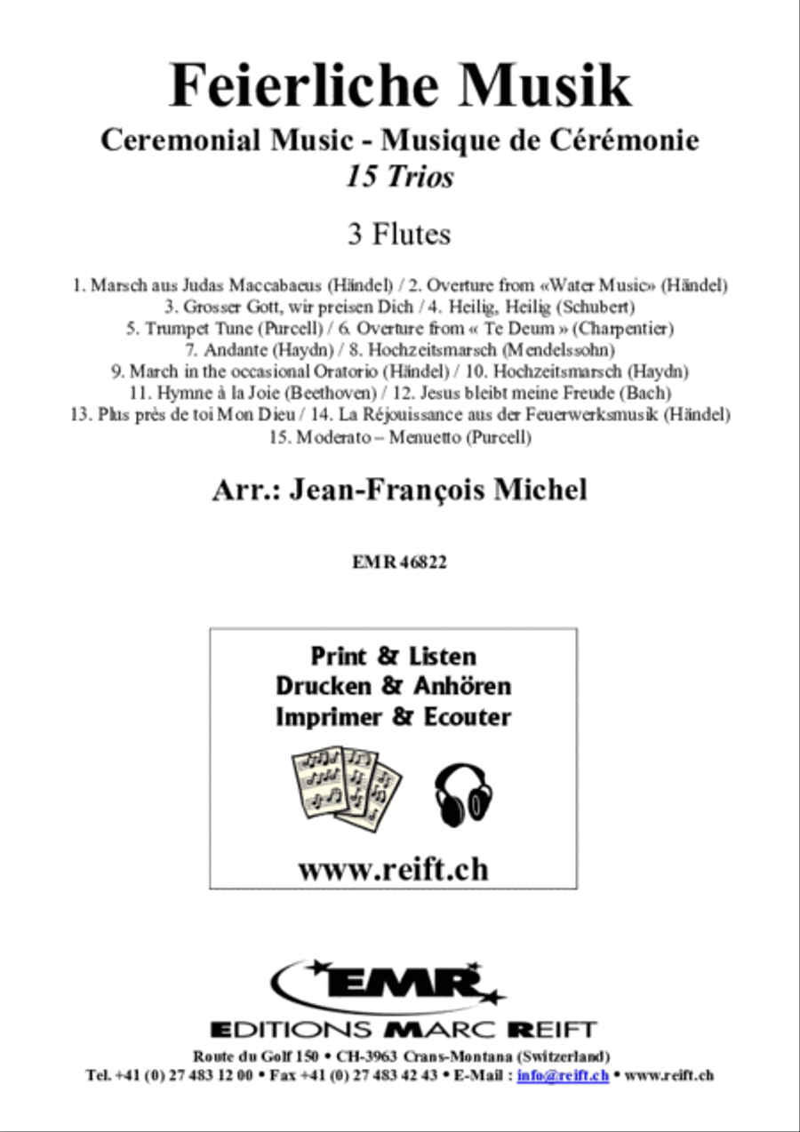 Feierliche Musik Feierliche Musik Flute Trio scores gallery preview page 2