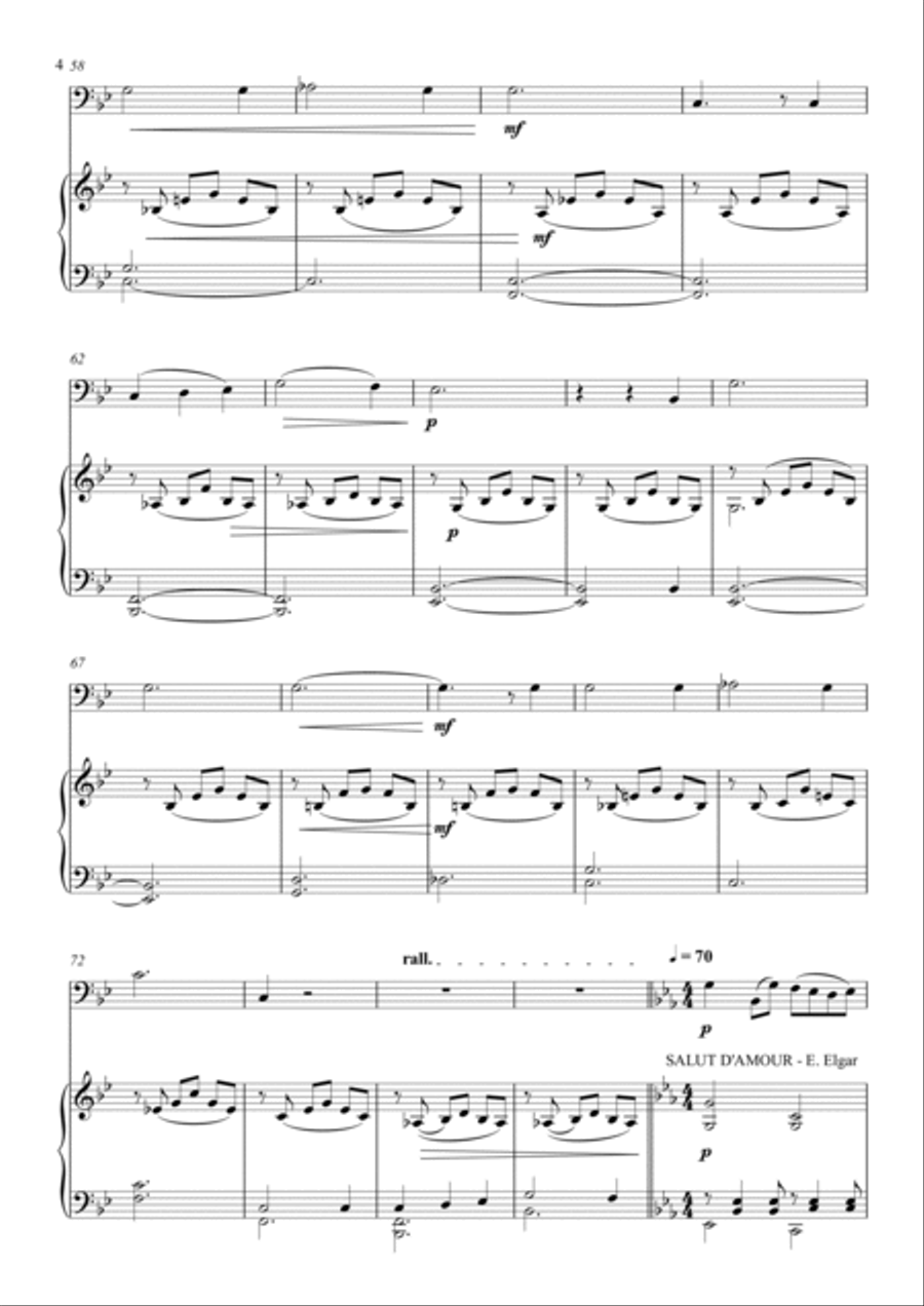 Valentine Romance Medley Chamber Music scores gallery preview page 4