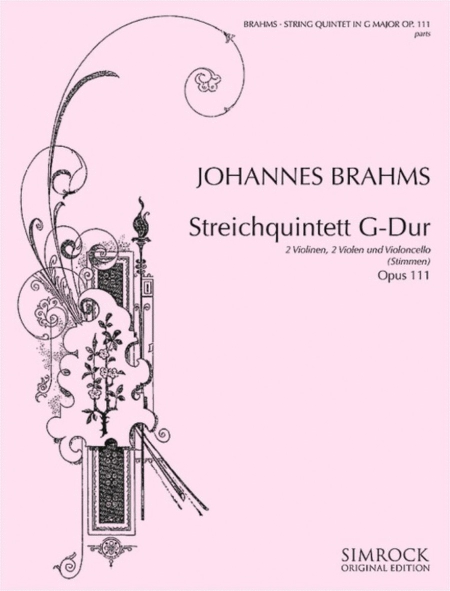 Streichquintett G-Dur Streichquintett G-Dur String Quintet scores gallery preview page 1