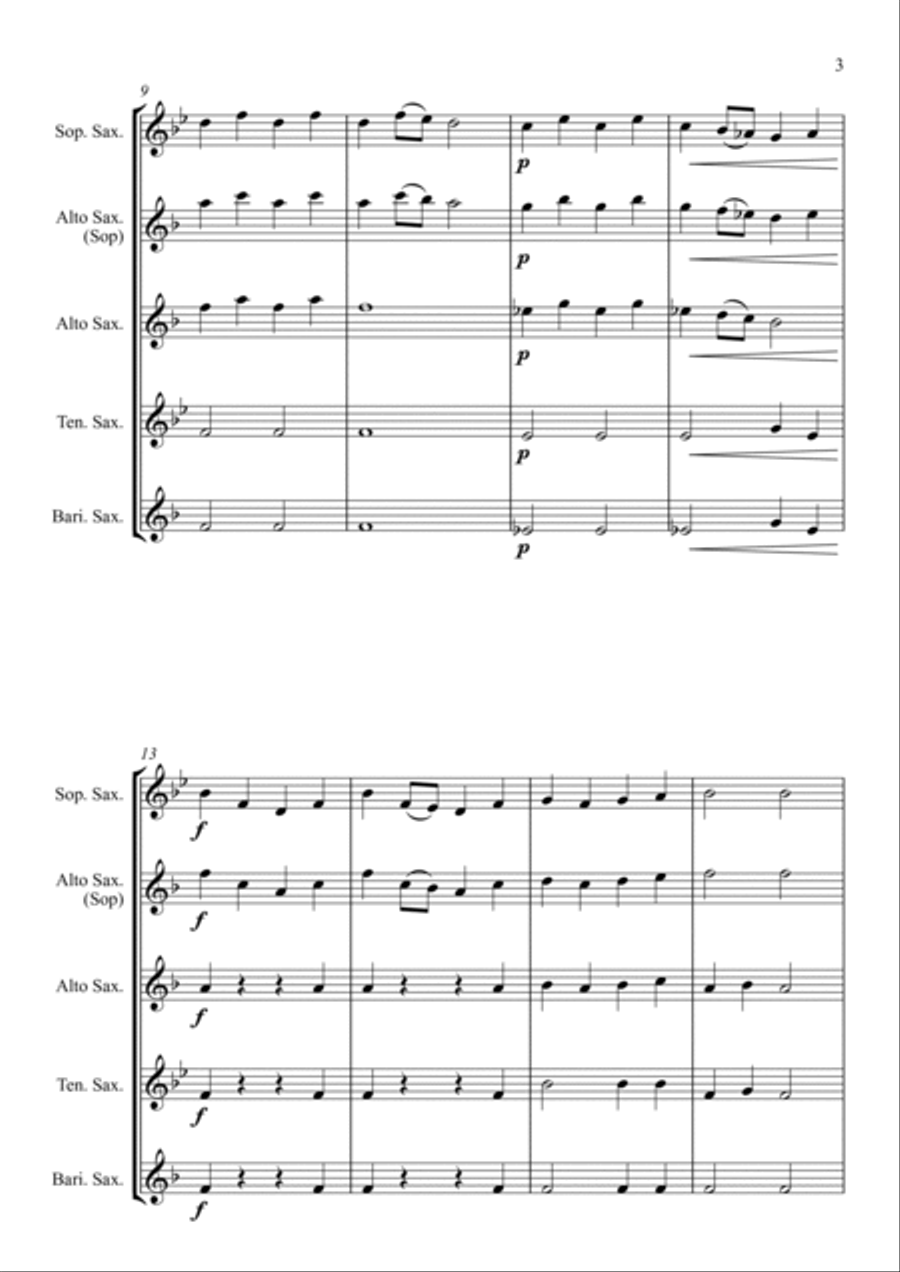 Kemp's Jig - for Saxophone Quartet Kemp's Jig - for Saxophone Quartet Saxophone Quartet scores gallery preview page 6