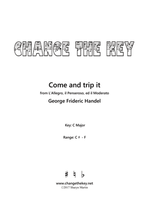 Book cover for Come and trip it - C Major