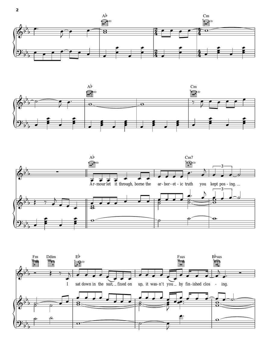 Minnesota, WI Minnesota, WI Piano, Vocal, Guitar scores gallery preview page 2