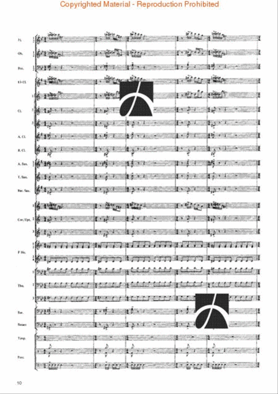 La Storia Concert Band scores gallery preview page 6