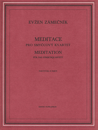 Book cover for Meditation für Streichquartett