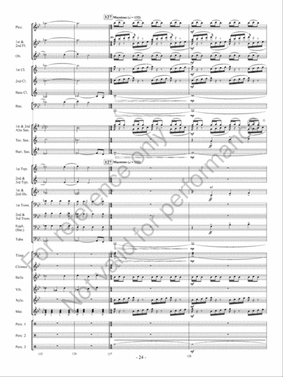 Sunscapes Sunscapes Concert Band scores gallery preview page 25