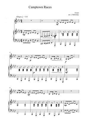 Camptown Races (for Alto Saxophone and Piano accompaniment)