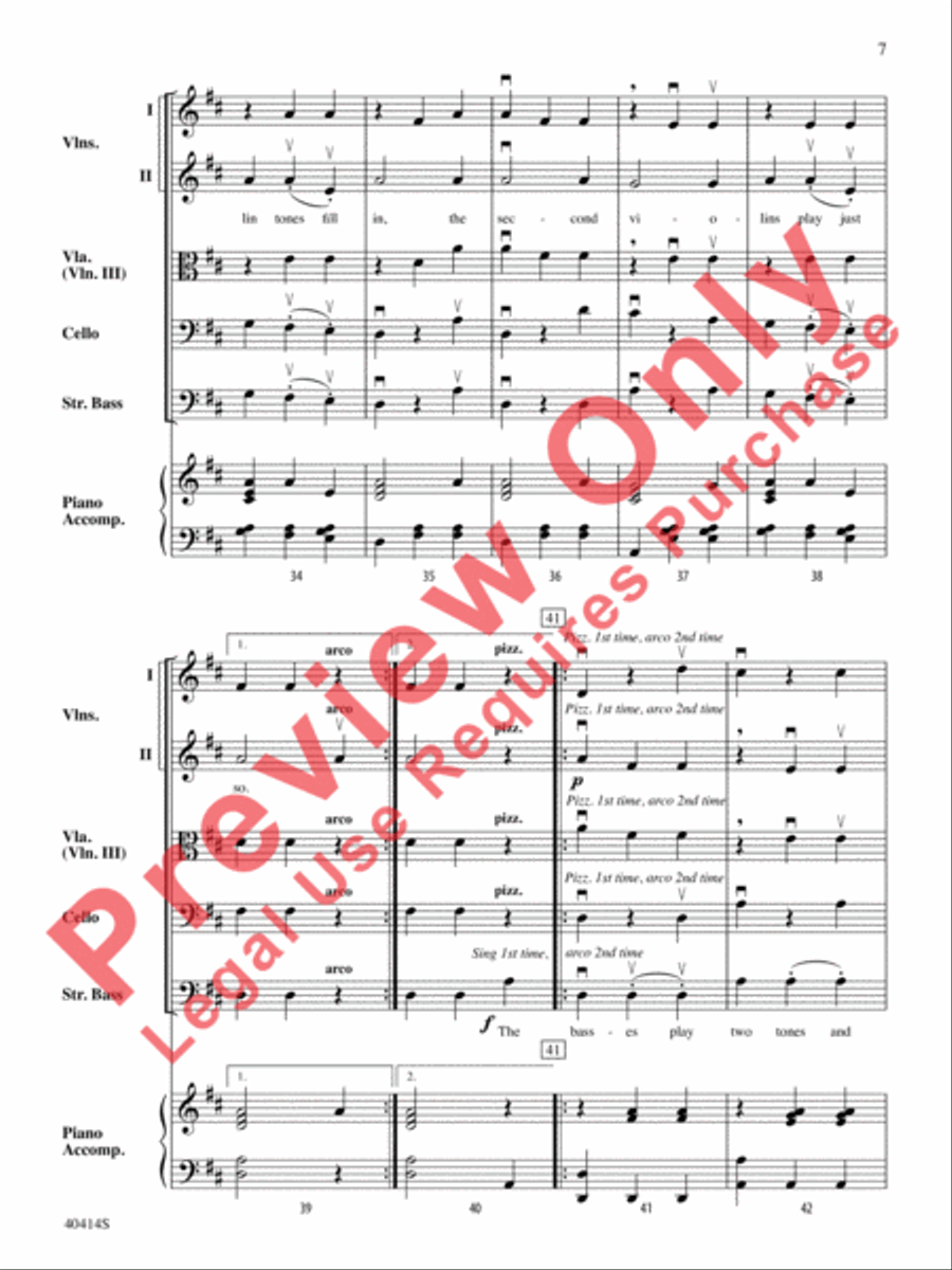Strings All Around String Orchestra scores gallery preview page 8