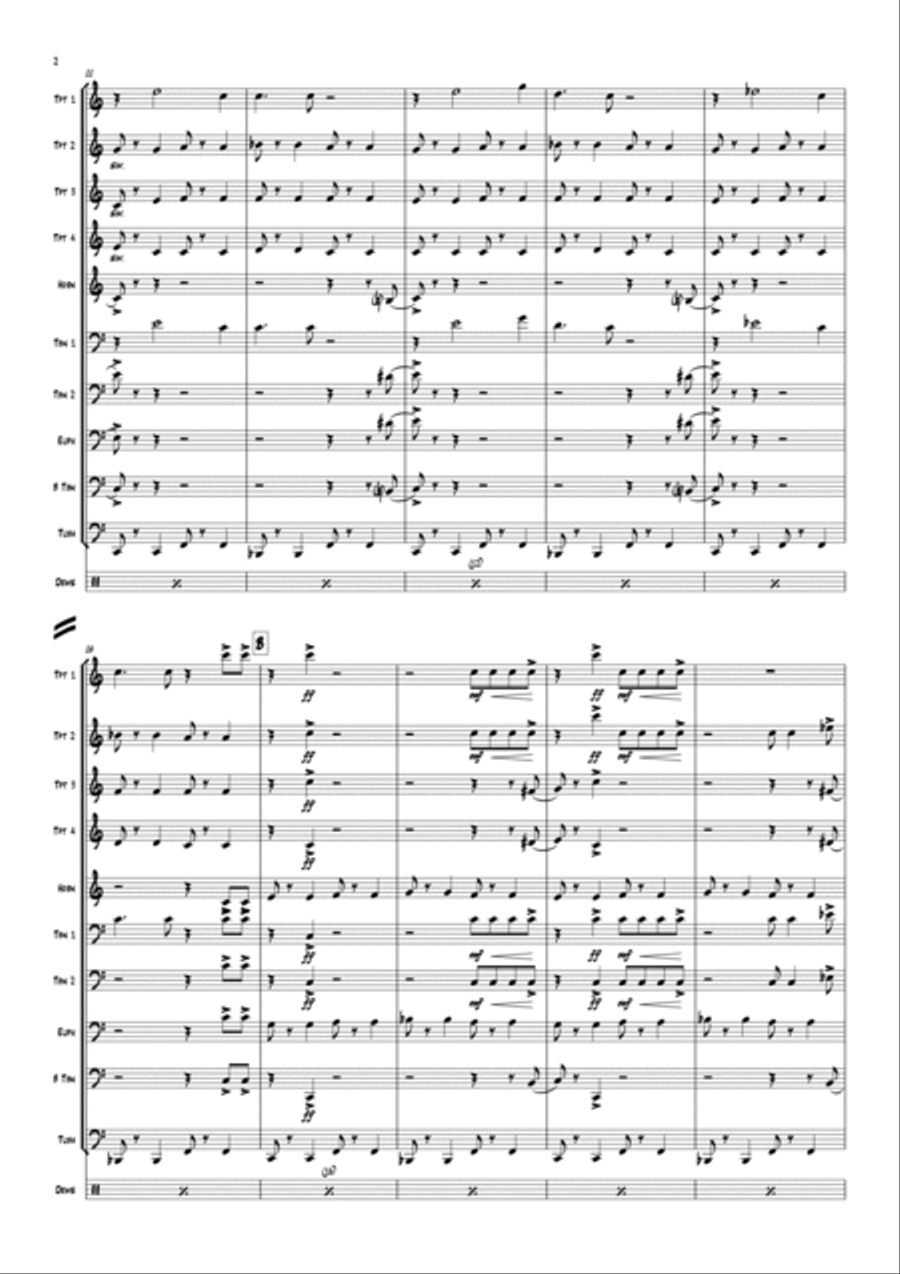 Everybody Needs Somebody To Love Euphonium scores gallery preview page 4