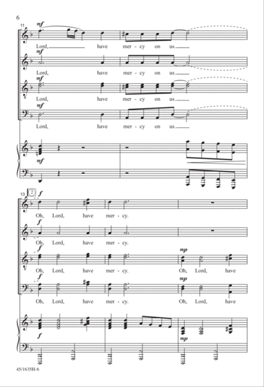 Mass: A Celebration of Love and Joy 4-Part scores gallery preview page 4