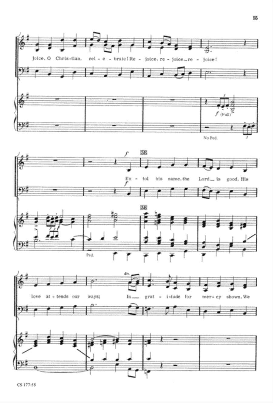 Foundation Anthems 3-Part scores gallery preview page 57