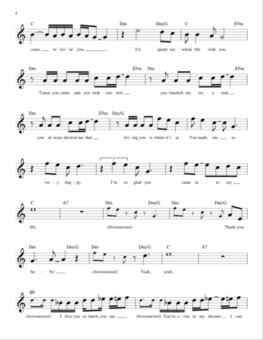 You've Made Me So Very Happy Piano scores gallery preview page 2