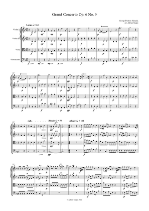 Concerto grosso in F major op. 6 no. 9