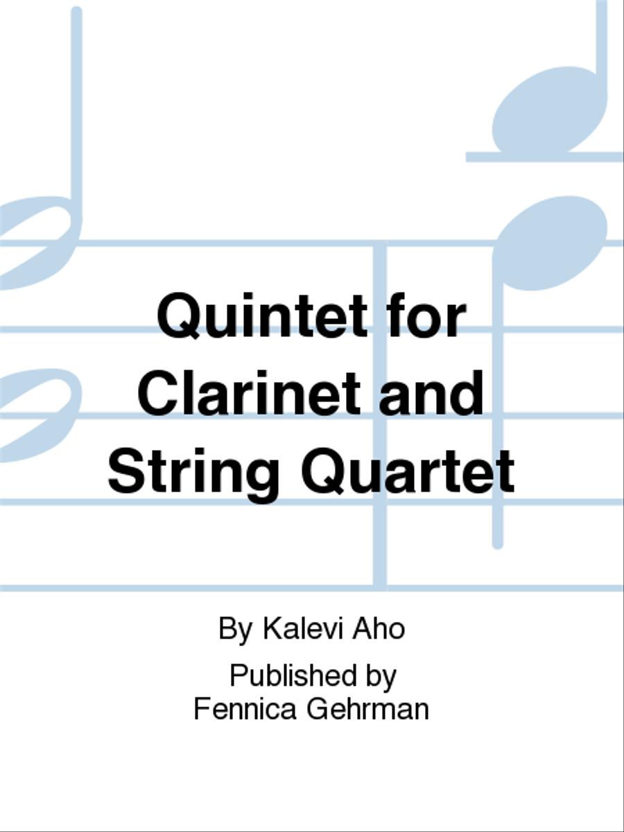 Quintet for Clarinet and String Quartet