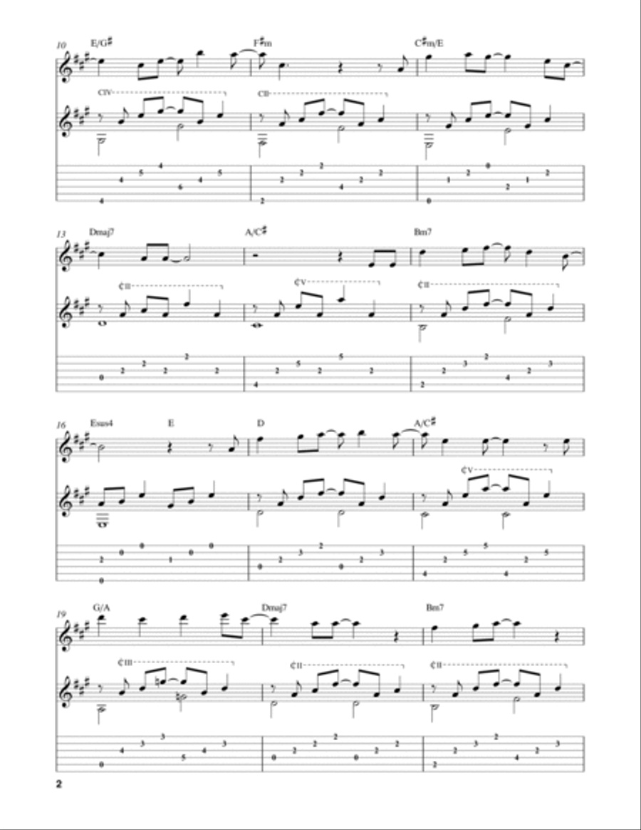 Nothing's Gonna Change My Love For You Flute scores gallery preview page 2
