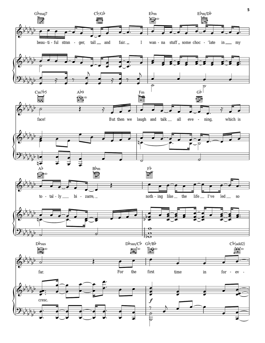 For The First Time In Forever (from Frozen) Guitar scores gallery preview page 5