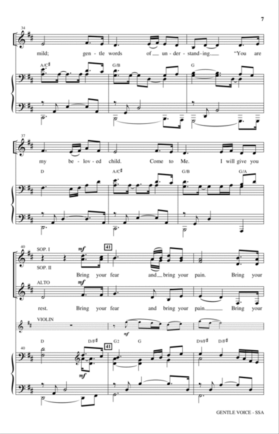 Gentle Voice Gentle Voice SSA scores gallery preview page 6