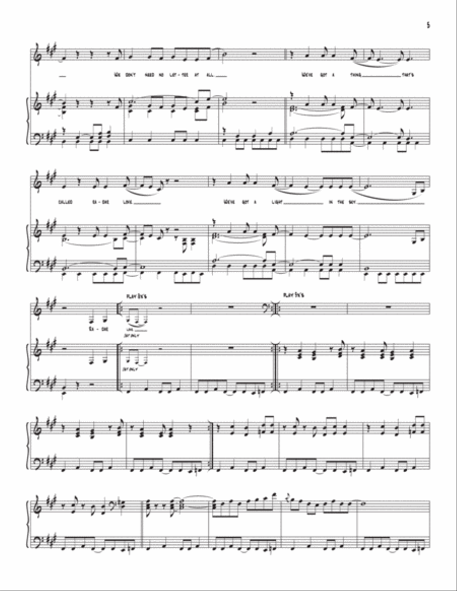 Radar Love Voice scores gallery preview page 5