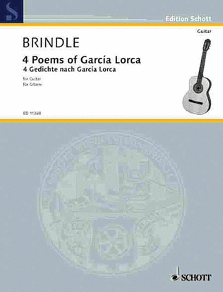 Book cover for 4 Poems of Garcia Lorca