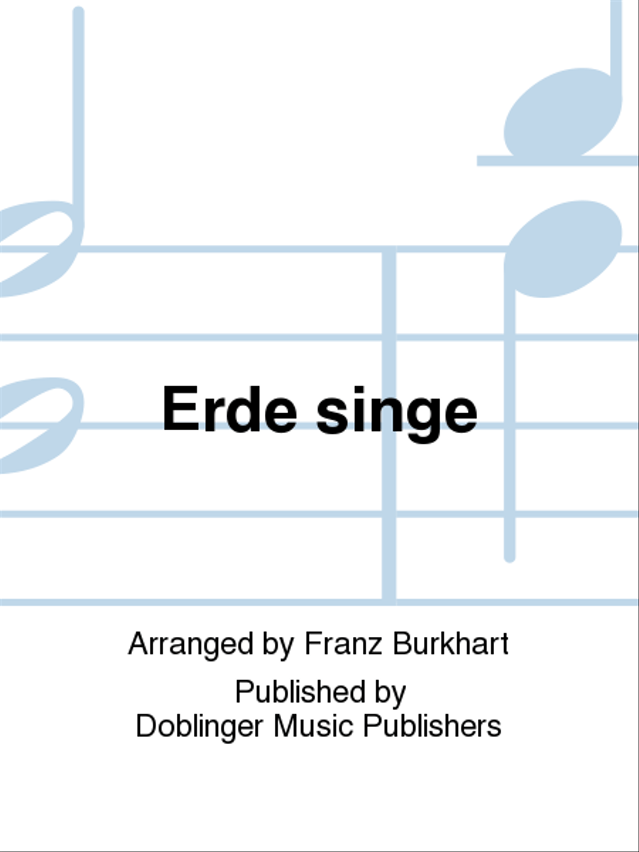 Erde singe TTB scores gallery preview page 1