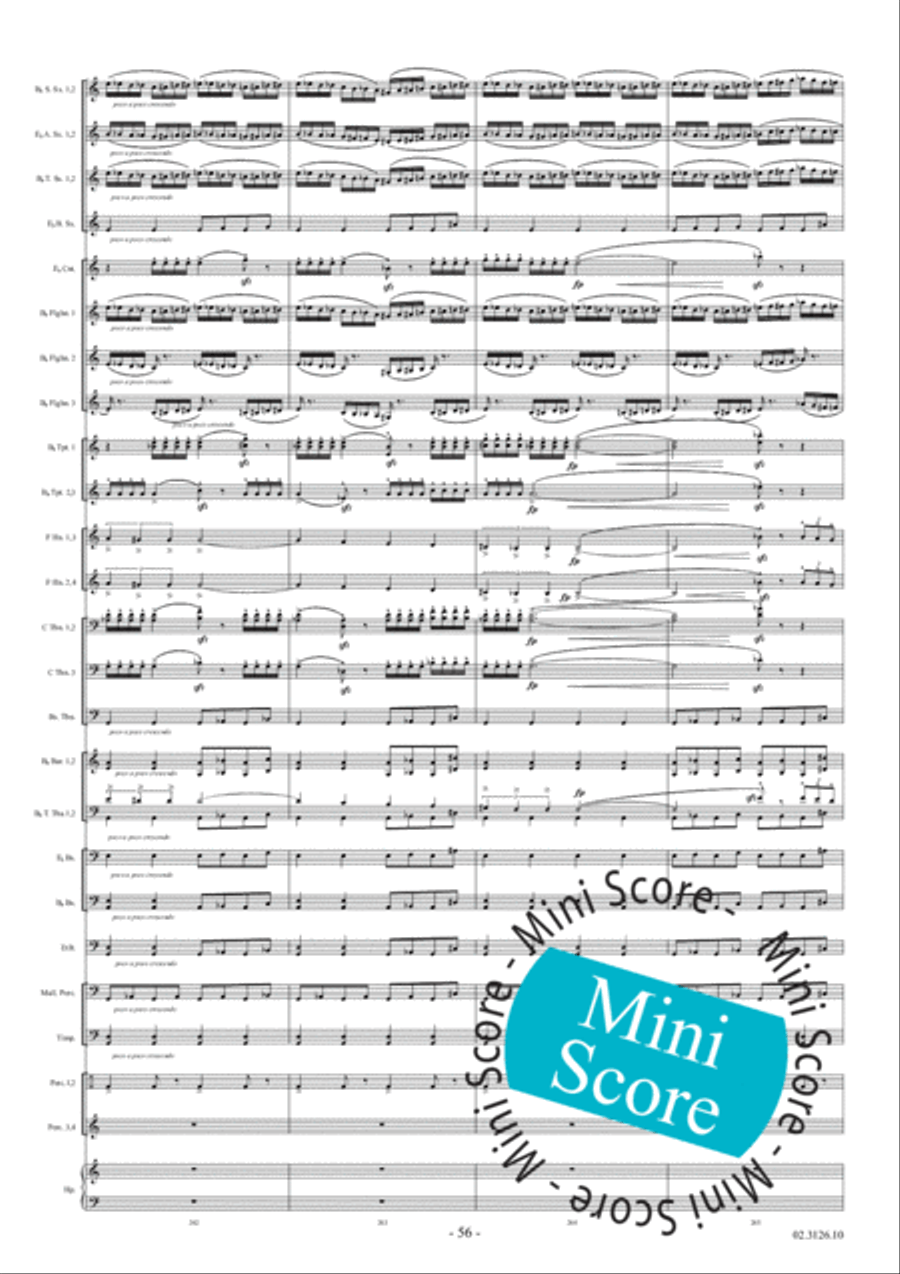 Migyur Fanfare Band scores gallery preview page 62