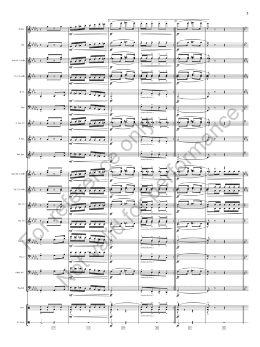 Marche Triumphant Marche Triumphant Concert Band scores gallery preview page 6