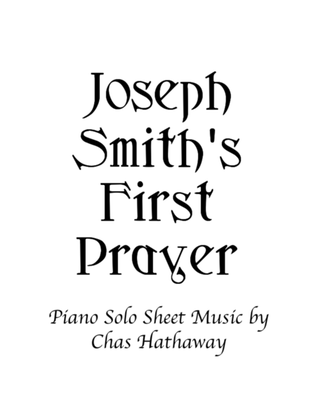 Book cover for Joseph Smith's First Prayer