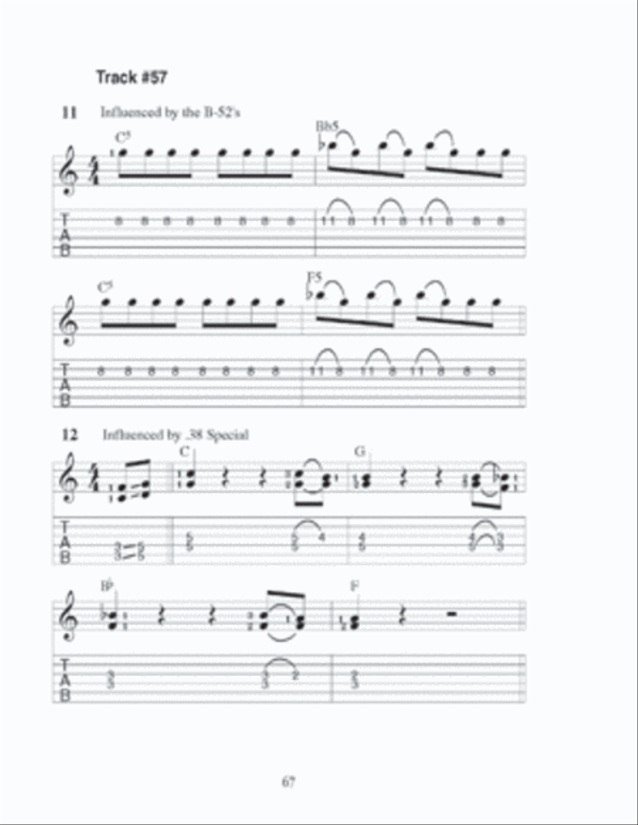 Famous Guitar Lines Made Easy - Big Note/Large Print Edition Guitar scores gallery preview page 3