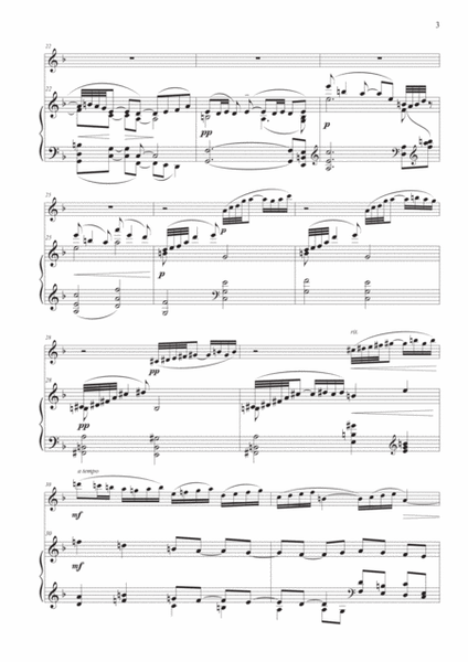 Prelude from "Suite Bergamasque" for Oboe and Piano image number null