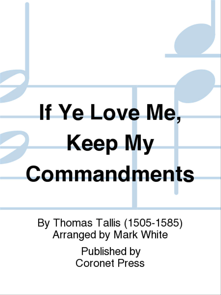 If Ye Love Me, Keep My Commandments 3-Part scores gallery preview page 1
