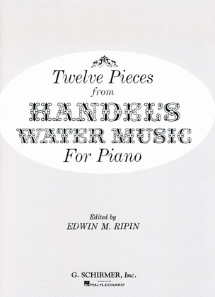 Book cover for 12 Pieces from Water Music