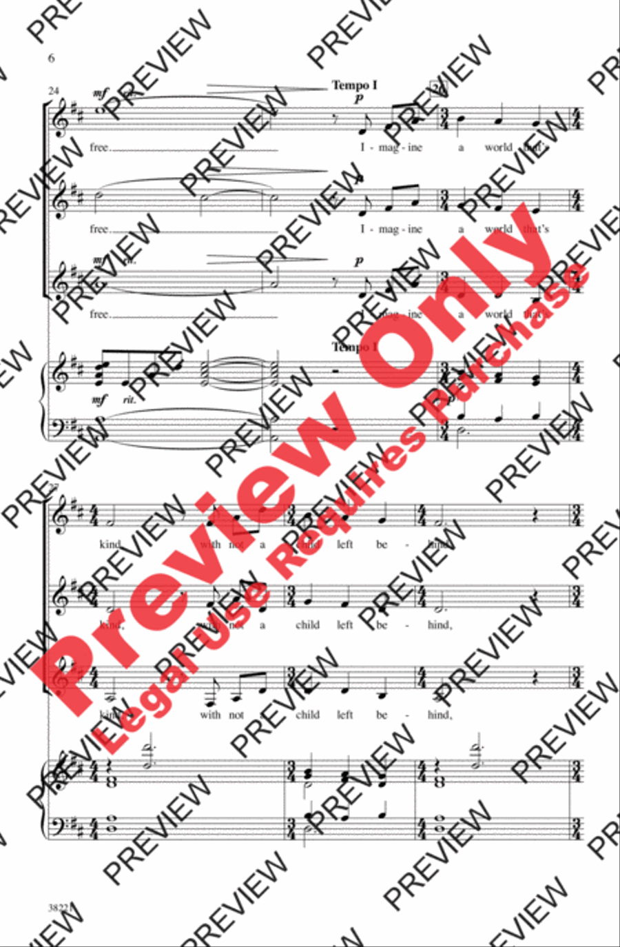 Dream with Me Dream with Me 2-Part scores gallery preview page 6