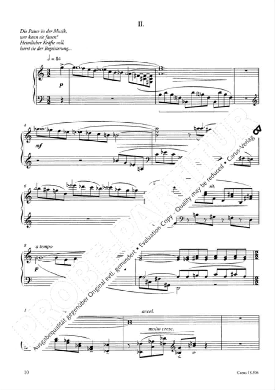 Vier Klavierstucke Vier Klavierstucke Piano Solo scores gallery preview page 11