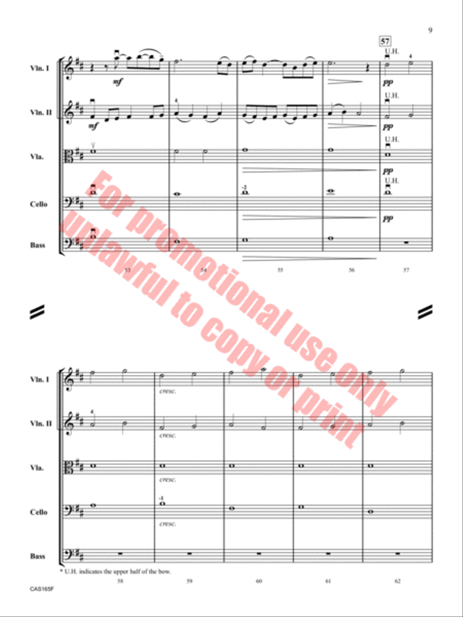 Pachelbel's Rhapsody Pachelbel's Rhapsody Orchestra scores gallery preview page 9