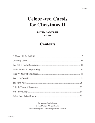 Book cover for Celebrated Carols for Christmas II
