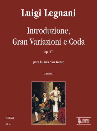 Book cover for Introduzione, Gran Variazioni e Coda Op. 27 for Guitar