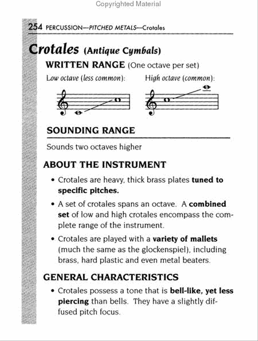 Essential Dictionary of Orchestration Set of Parts scores gallery preview page 5