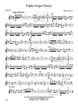 Fiddle Finger Frenzy: 1st Violin