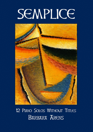 Book cover for Semplice: 12 Piano Solos Without Titles