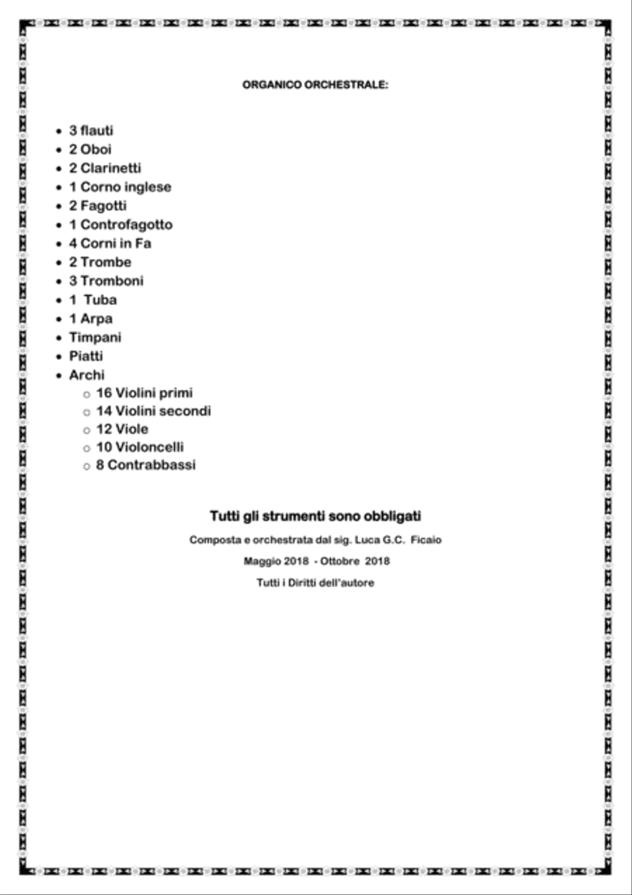 QUARTA SINFONIA- IMPETUOSA Full Orchestra scores gallery preview page 2