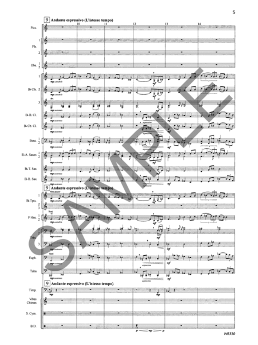 Yosemite Autumn Concert Band scores gallery preview page 3