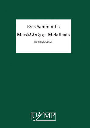 Book cover for Metallaxis - Score
