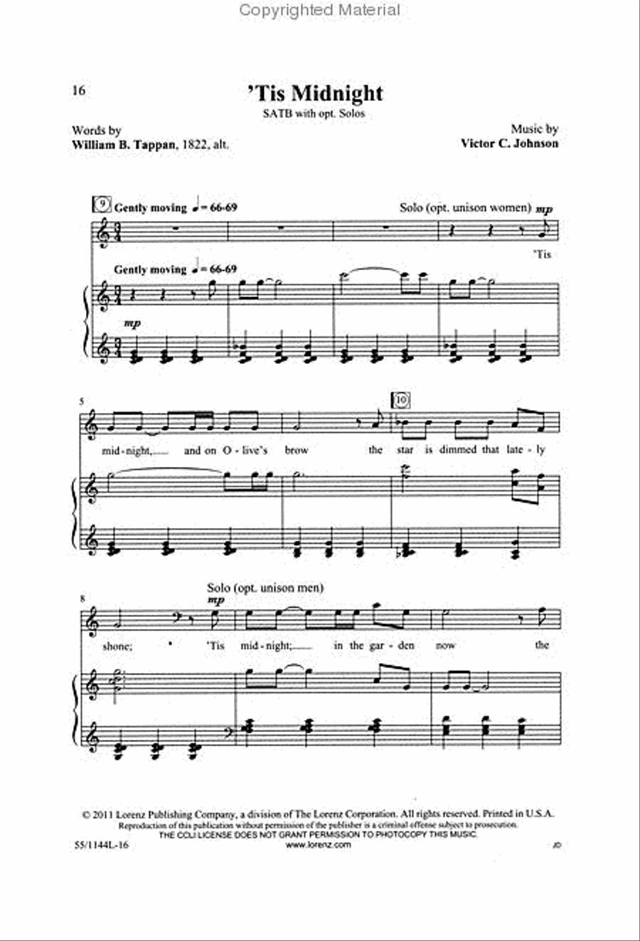 In Calvary's Shadow: A Tenebrae Service - SATB Score with CD image number null