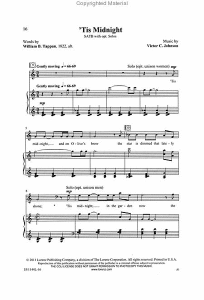 In Calvary's Shadow: A Tenebrae Service - SATB Score with CD image number null