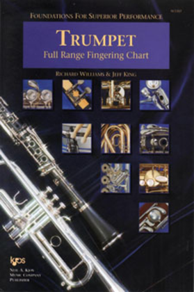 Book cover for Foundations For Superior Performance Full Range Fingering Chart-Trumpet