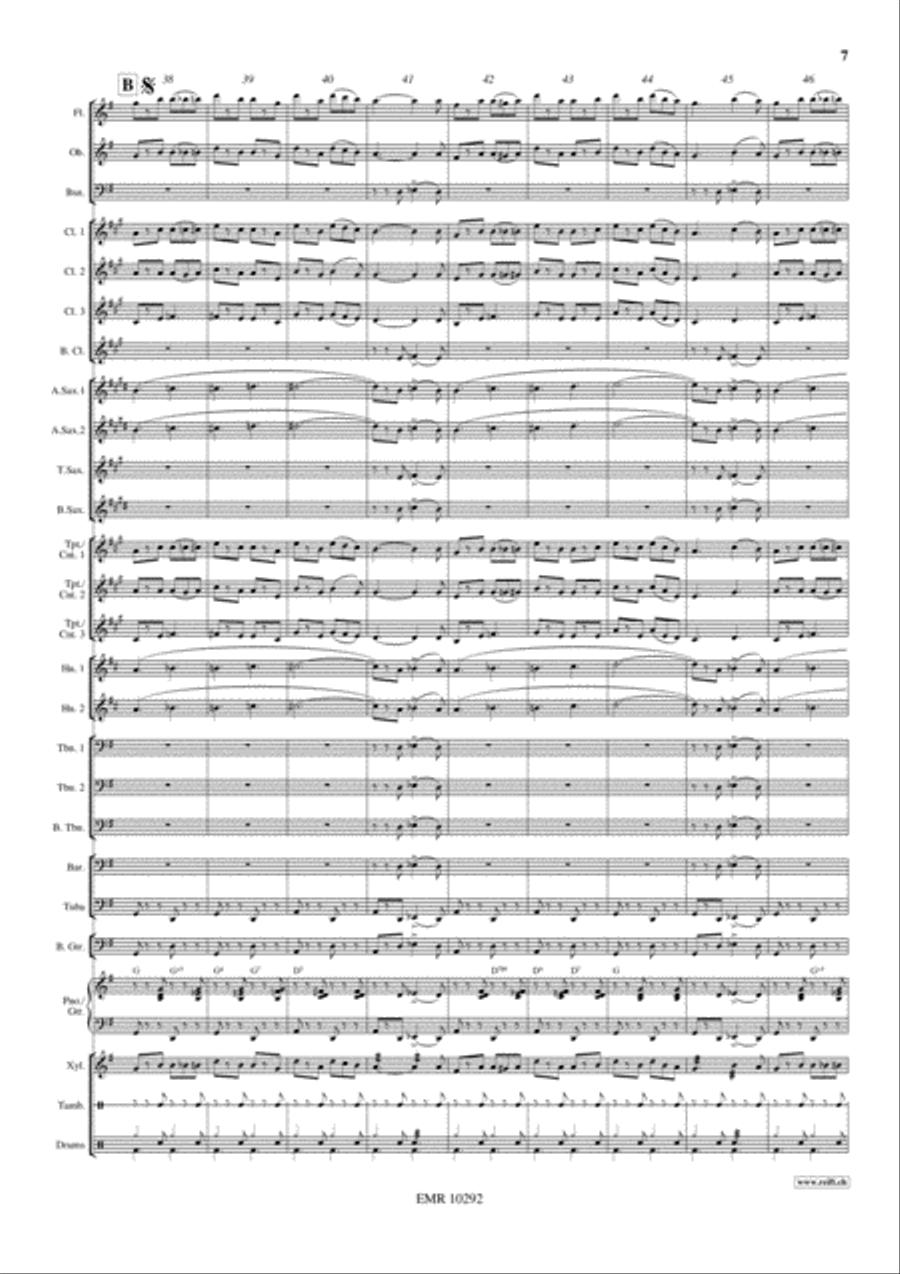 Tarantella Trapanese Concert Band scores gallery preview page 8