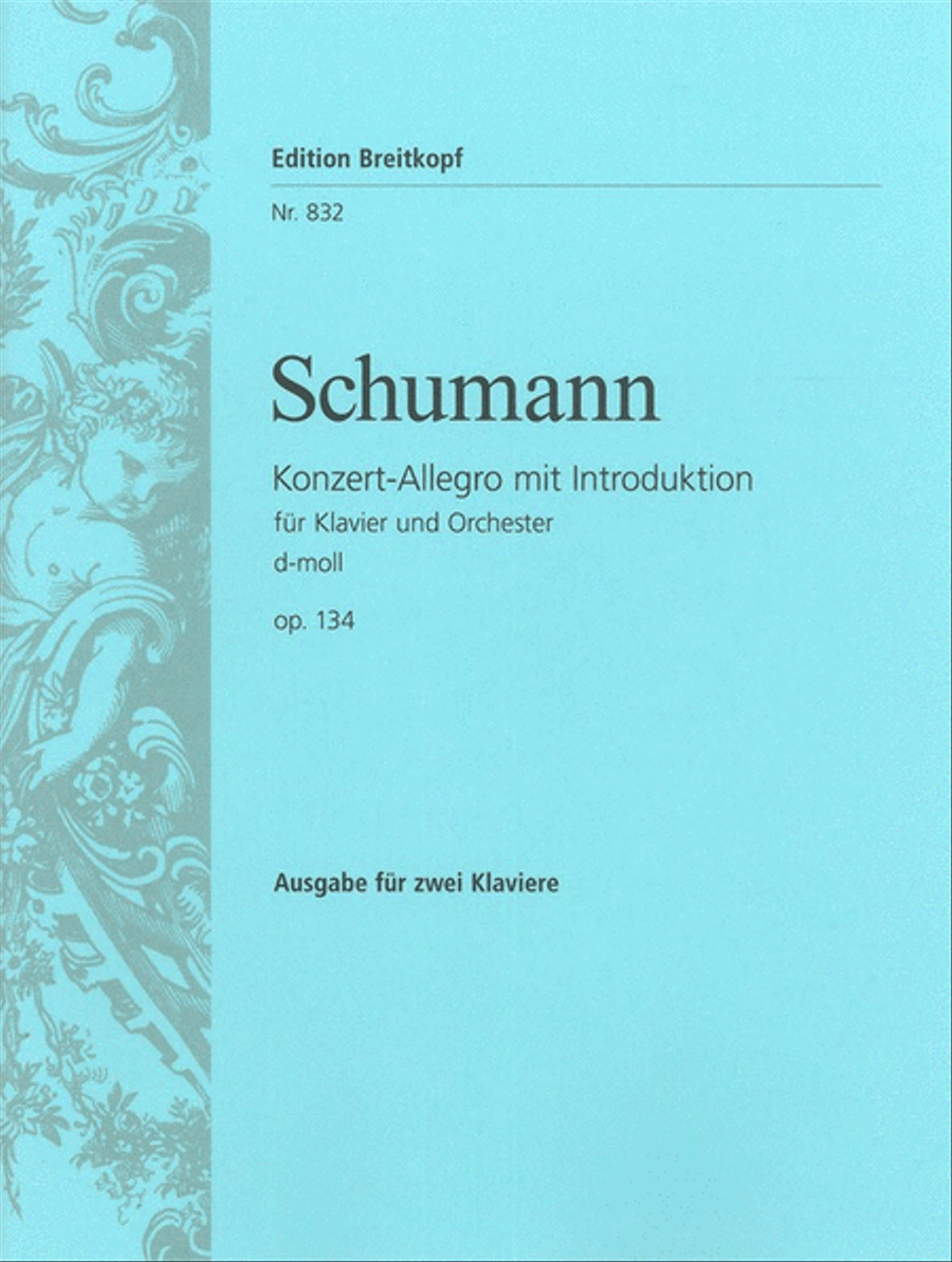 Concert Allegro with Introduction in D minor Op. 134 Piano Duet scores gallery preview page 1